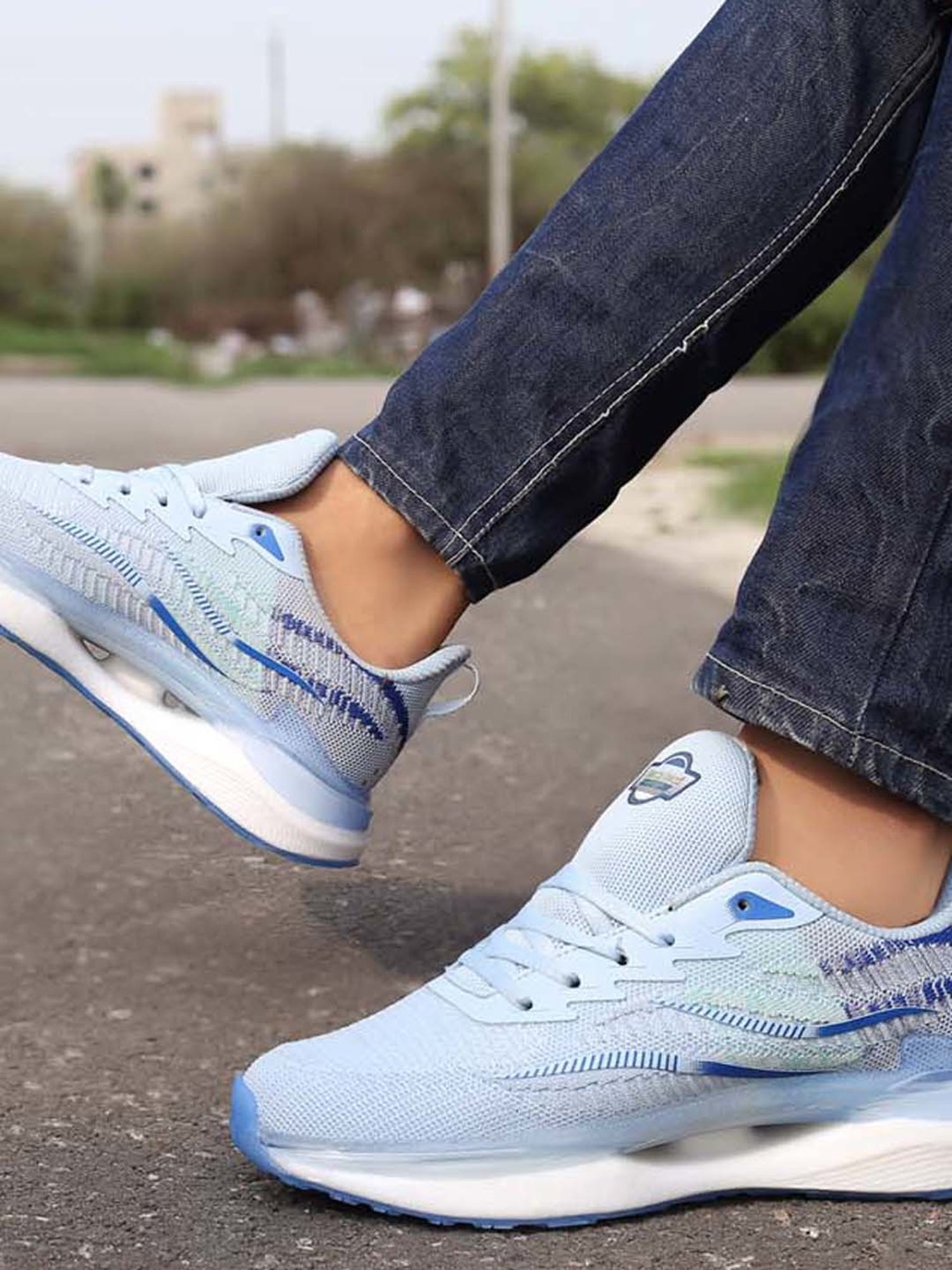 Bacca Bucci Men's HYPERSOFT SERIES Blue Running Shoes