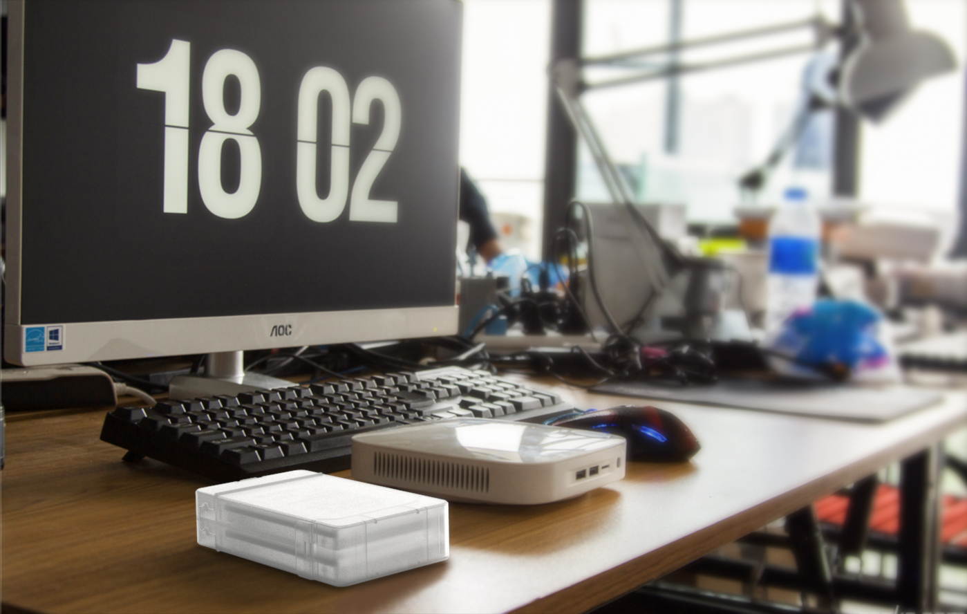 Maiwo Kp0072 Dual-Bay Double-Layer Mechanical Solid-State Notebook Hard Drive Protection Hard Drive Enclosure  Single Layer Supports 9.5mm Thickness