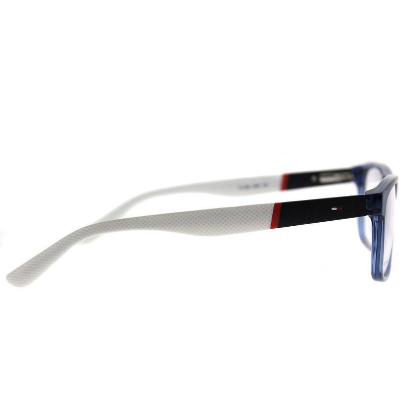 Tommy Hilfiger  FMW Unisex Rectangle Eyeglasses Blue 52mm