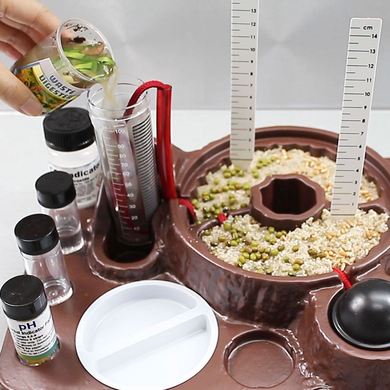 WILD! Science Mars Landing Survival Kit - Engineering and Botany STEM Kit - Ages 8+ - Build a Biodome, Grow Food and Conduct Survival Experiments