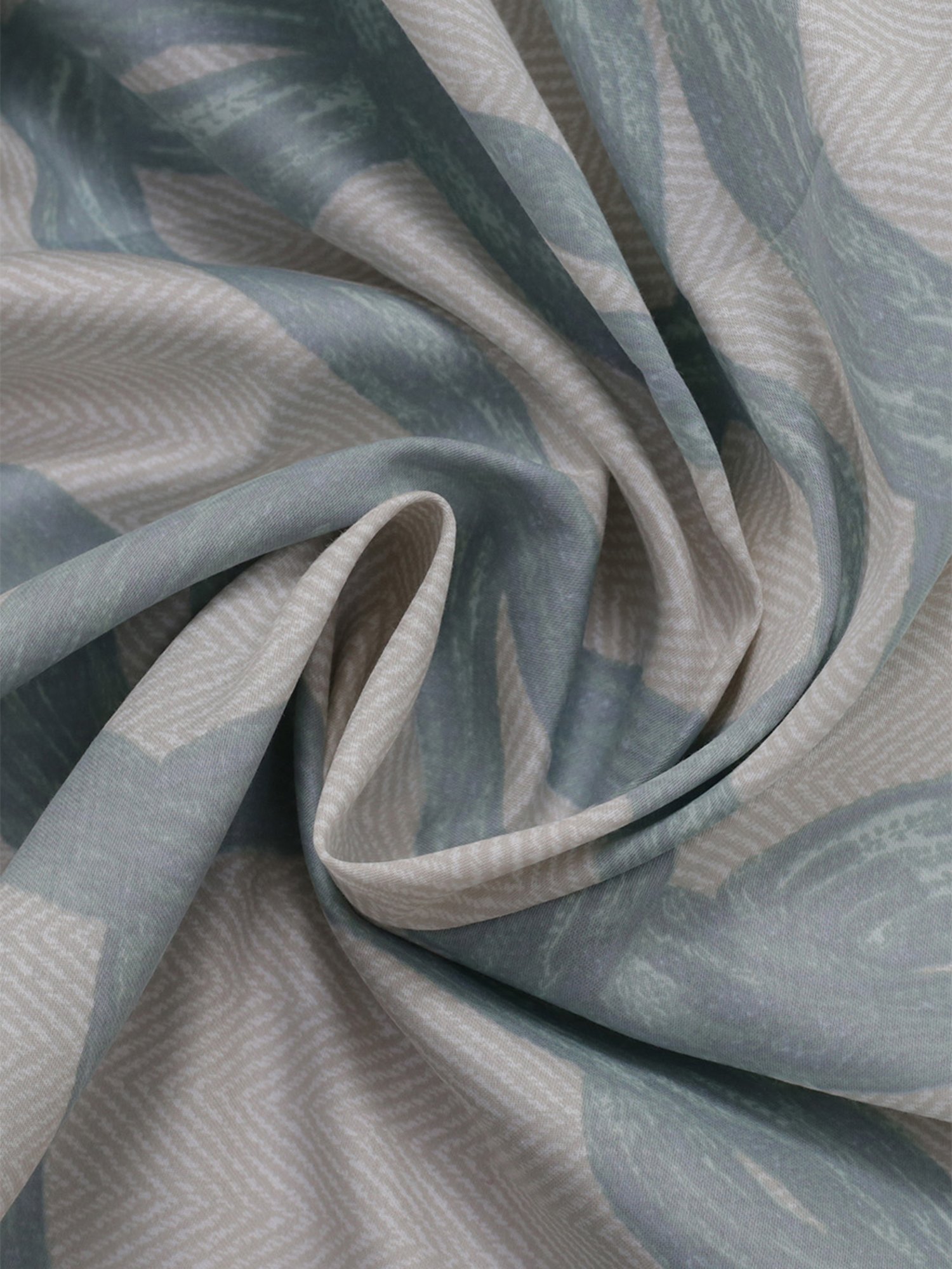 Maspar Green 210 TC Cotton Double Bed Sheet with 2 Pillow Covers