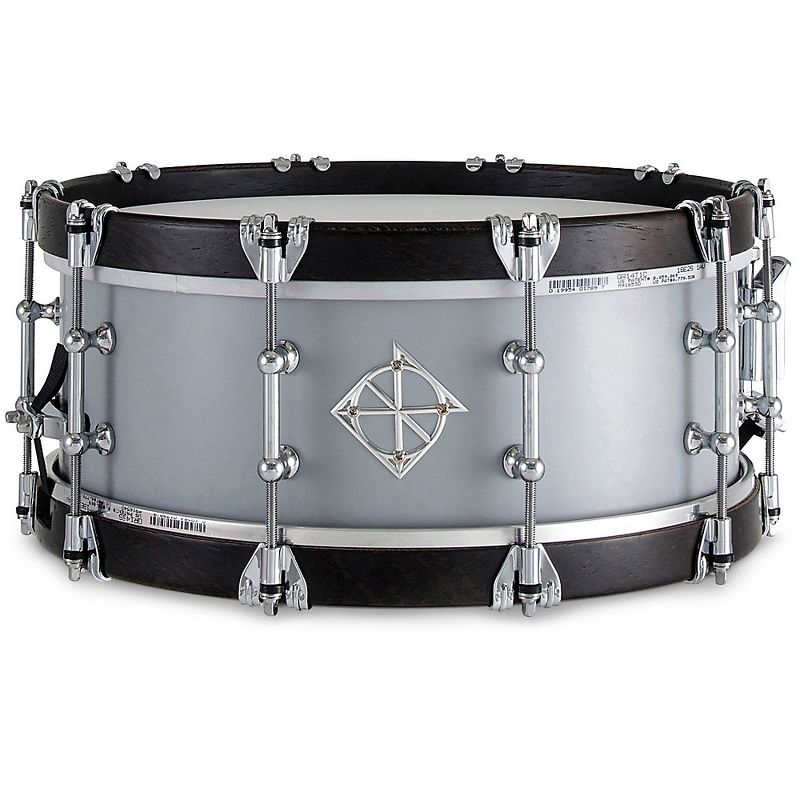 Dixon Artisan Equator Wenge Wood Hoop Snare Drum 14 x 5.5 in. Satin Cool Grey
