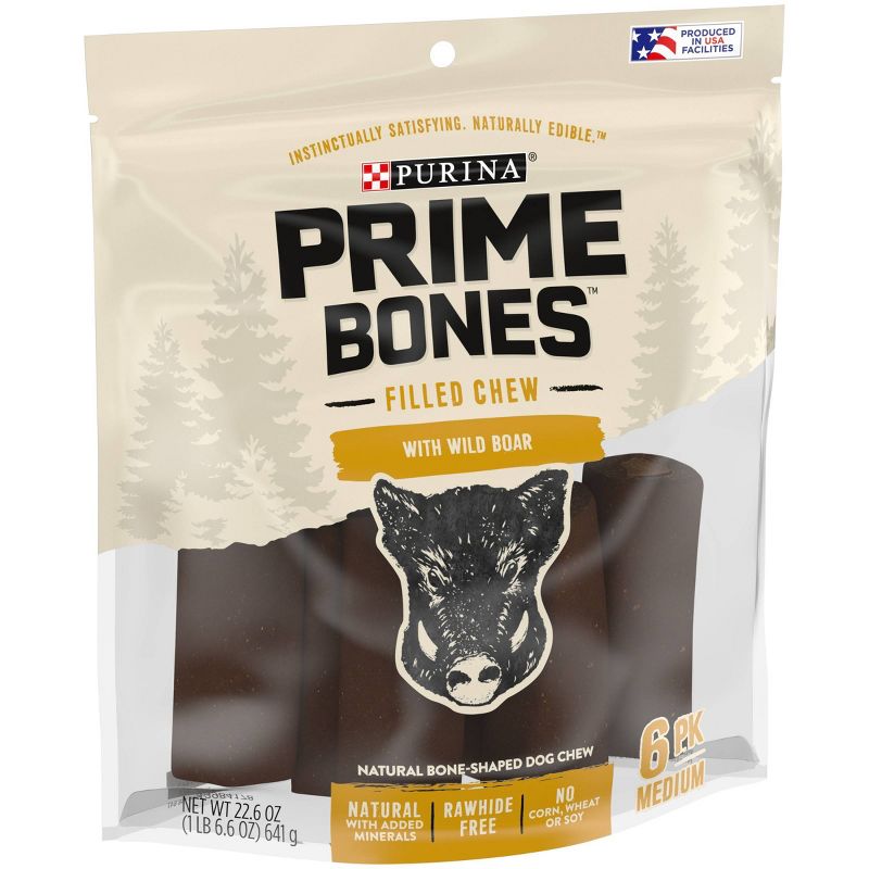 Purina Femur Beef Boar Chewy Treats Dog Treats - Medium - 22.6oz