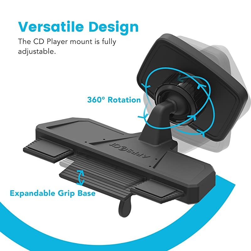 Magnetic Phone Holder for Car [6 Strong Magnets],  Universal Magnetic Cd Slot Car Phone Mount Holder [Big Phone & Case Friendly] Compatible with All Smartphone Mobiles iPhone 12 Pro 11 XS X XR