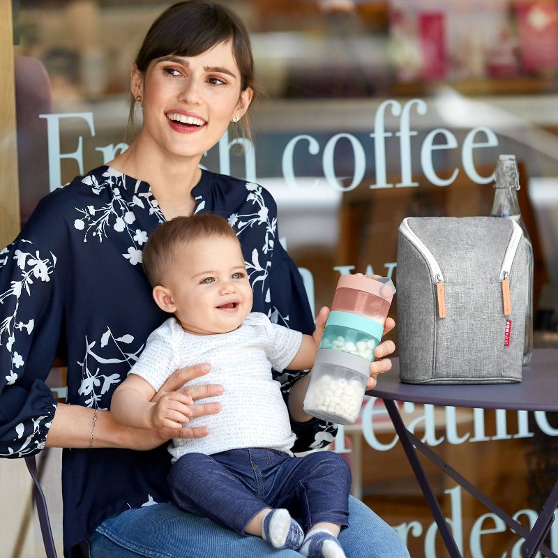 Skip Hop Grab & Go Stackable Formula to Food Container Set