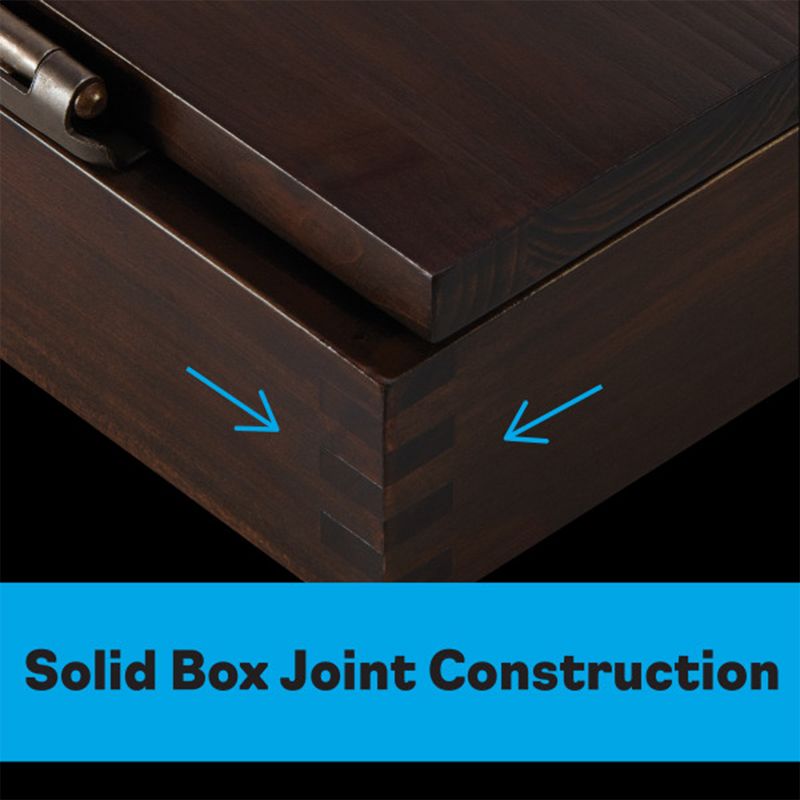 Viper 40-0407 Solid Pine Metropolitan Sisal Bristle Steel Tip Dartboard Cabinet, Espresso Finish