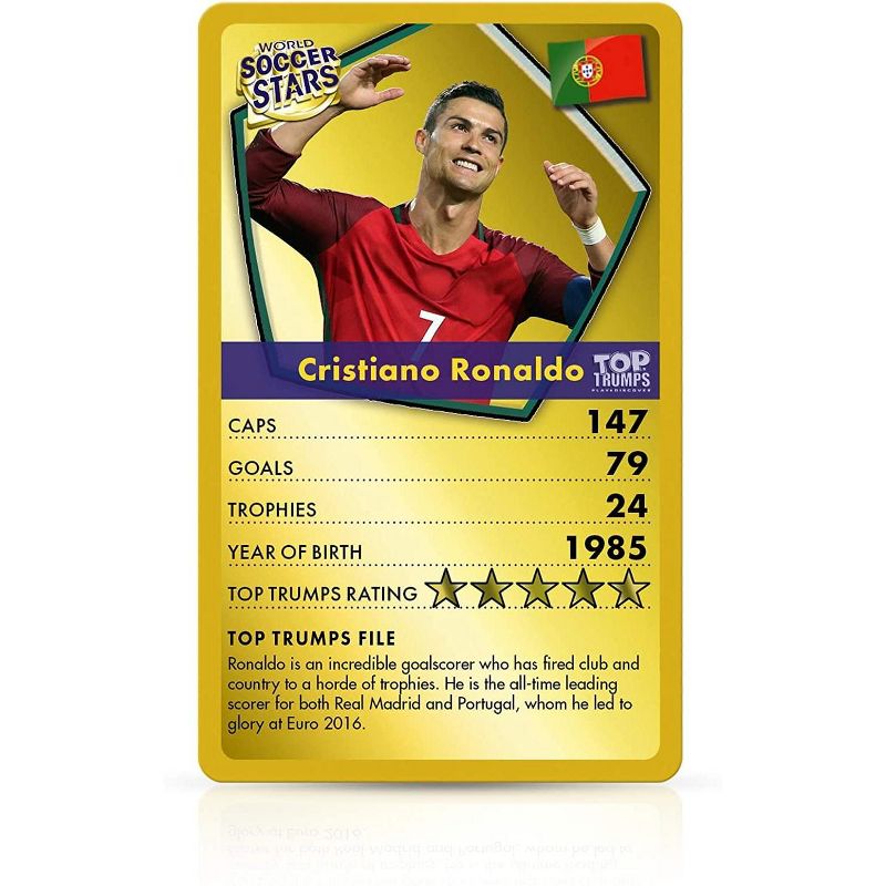 Top Trumps World Soccer Stars Top Trumps Card Game