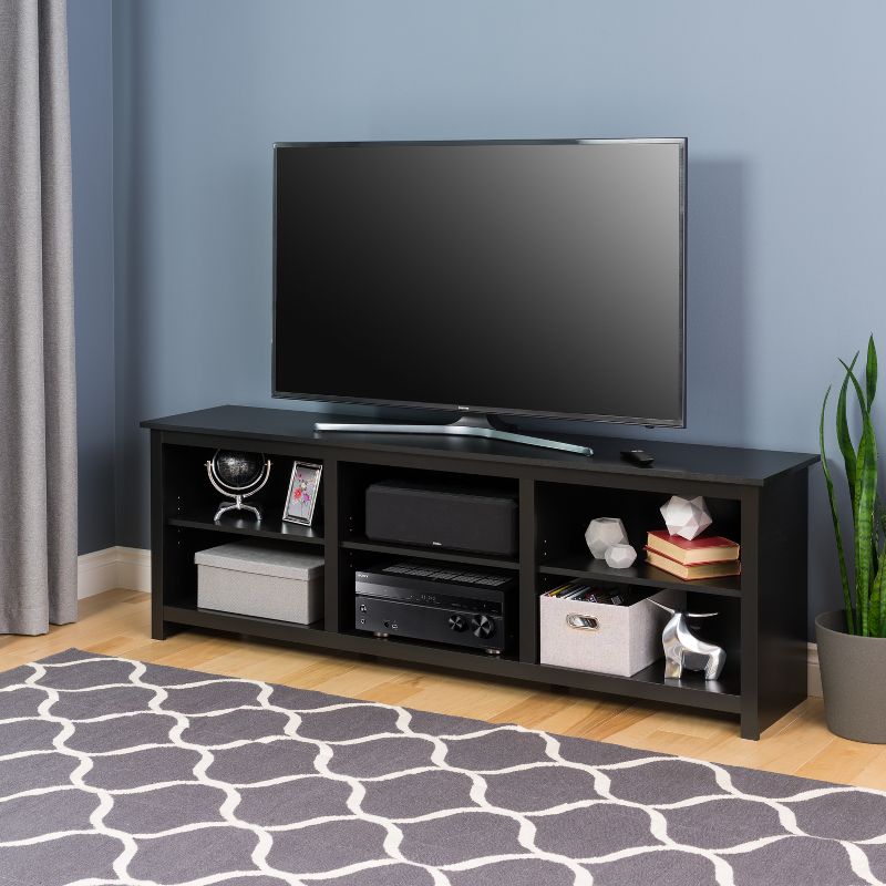 72" TV Stand Black - Prepac