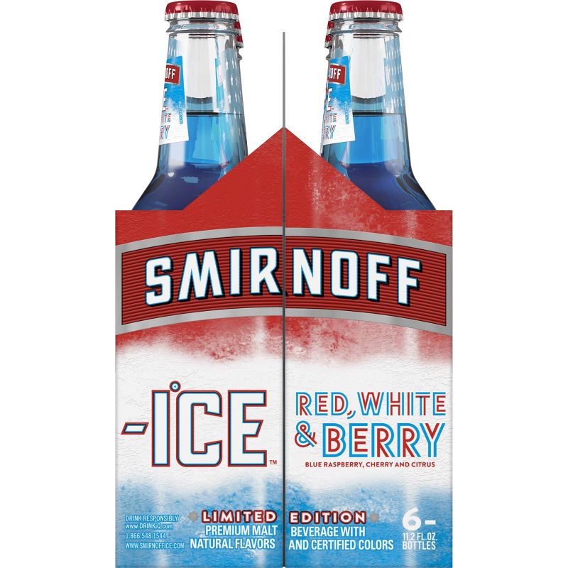 Smirnoff Ice Red White & Berry - 6pk/11.2 fl oz Bottles