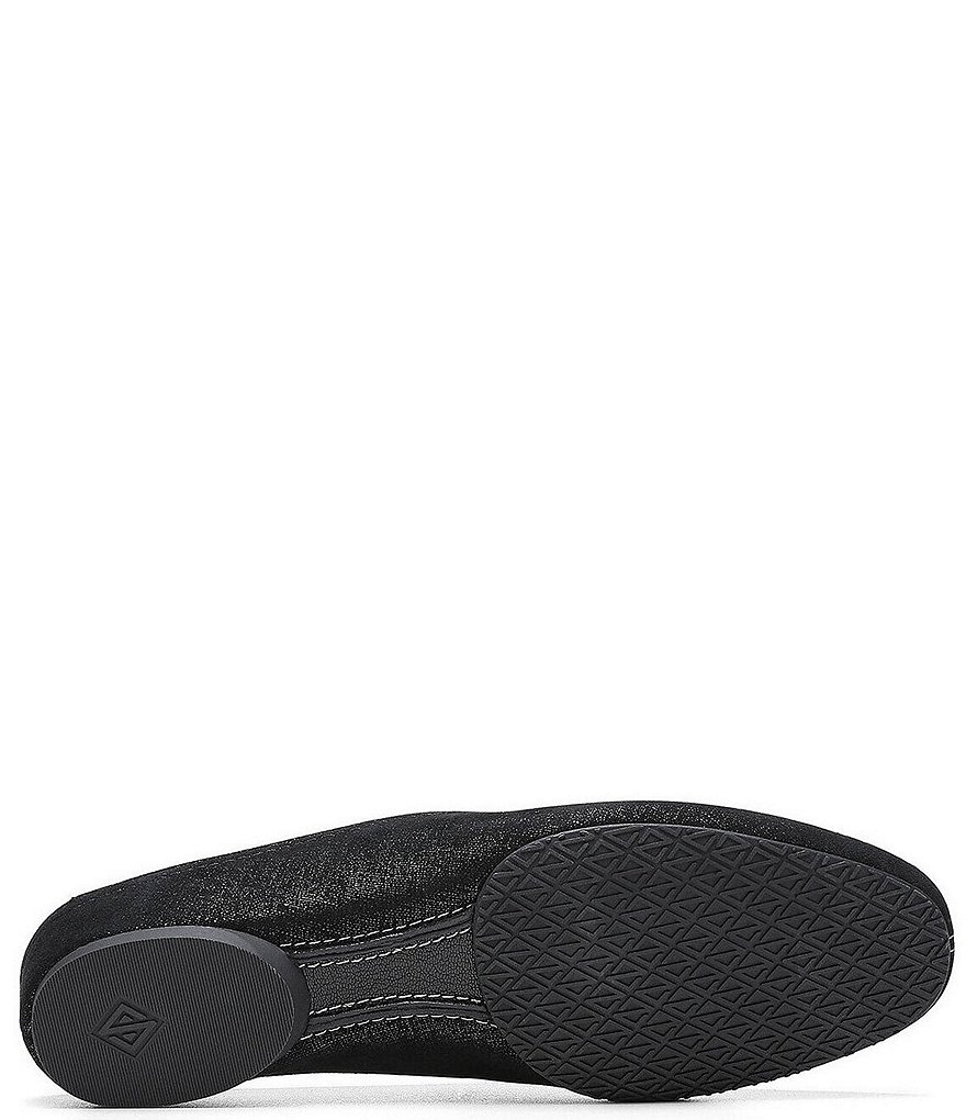 Donald Pliner Bonnie Distressed Metallic Leather Moc Toe Mules