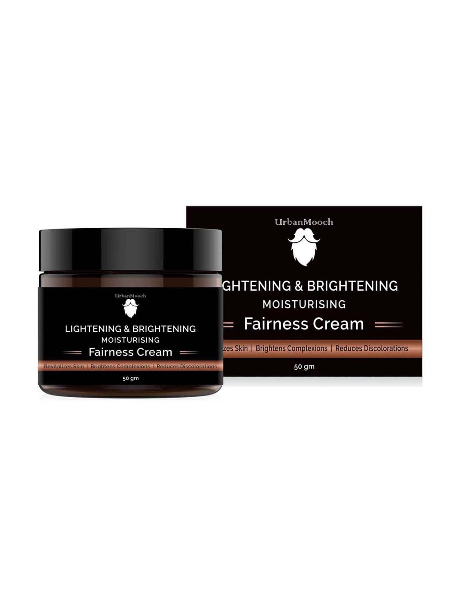 UrbanMooch Lightening & Brightening Moisturizing Fairness Cream - 50 gm