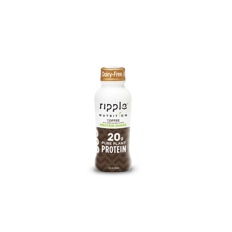 Ripple Vegan Protein Shakes - Coffee - 12 fl oz/4pk