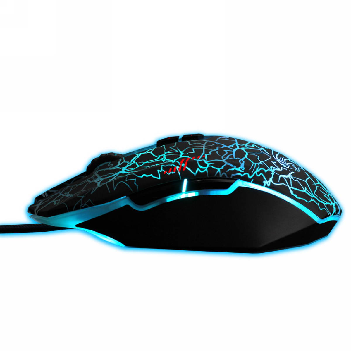 Merdia Dare-u 4000DPI USB Wired Gaming Mouse - 6 LED Color Free Ajust, 7 Programmable Button, Wrangler Upgrade
