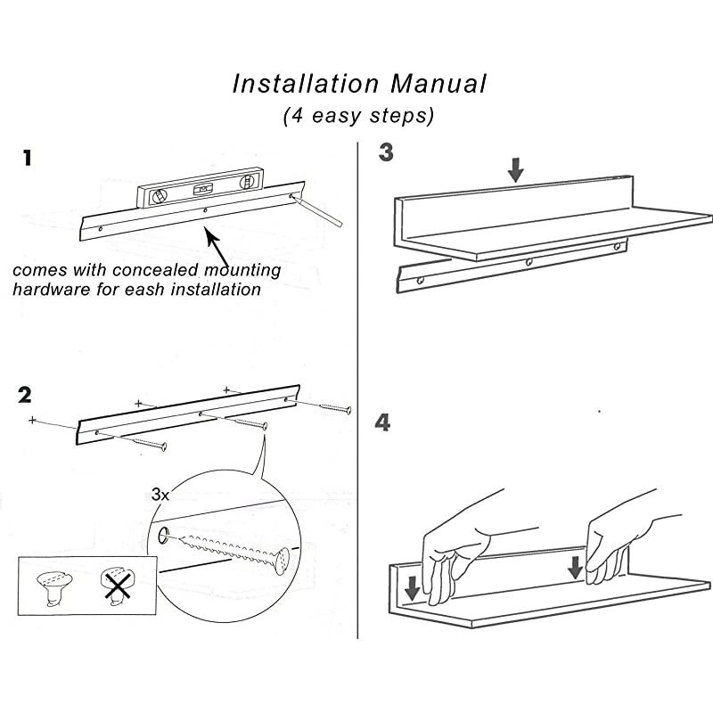 Stainless Steel Wall Mountable 2360 Inch Kitchen Shelf for Restaurants Businesses and Eateries 2