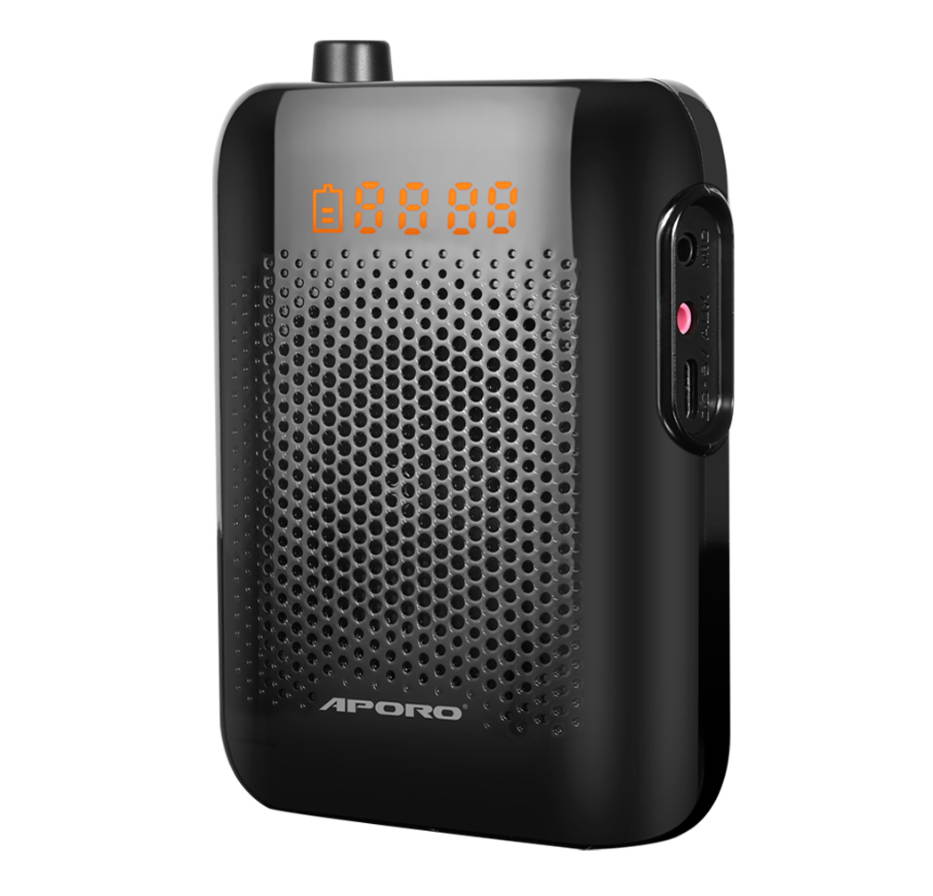 20W Voice Amplifier Portable Details about  Portable Wireless Voice Amplifier Fr Teaching Guiding Speaker+Headset Microphone Black UHF