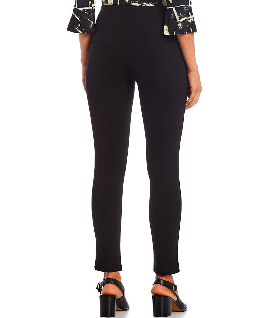 Intro Petite Size Bella Solid Double Knit Slim Her Leggings