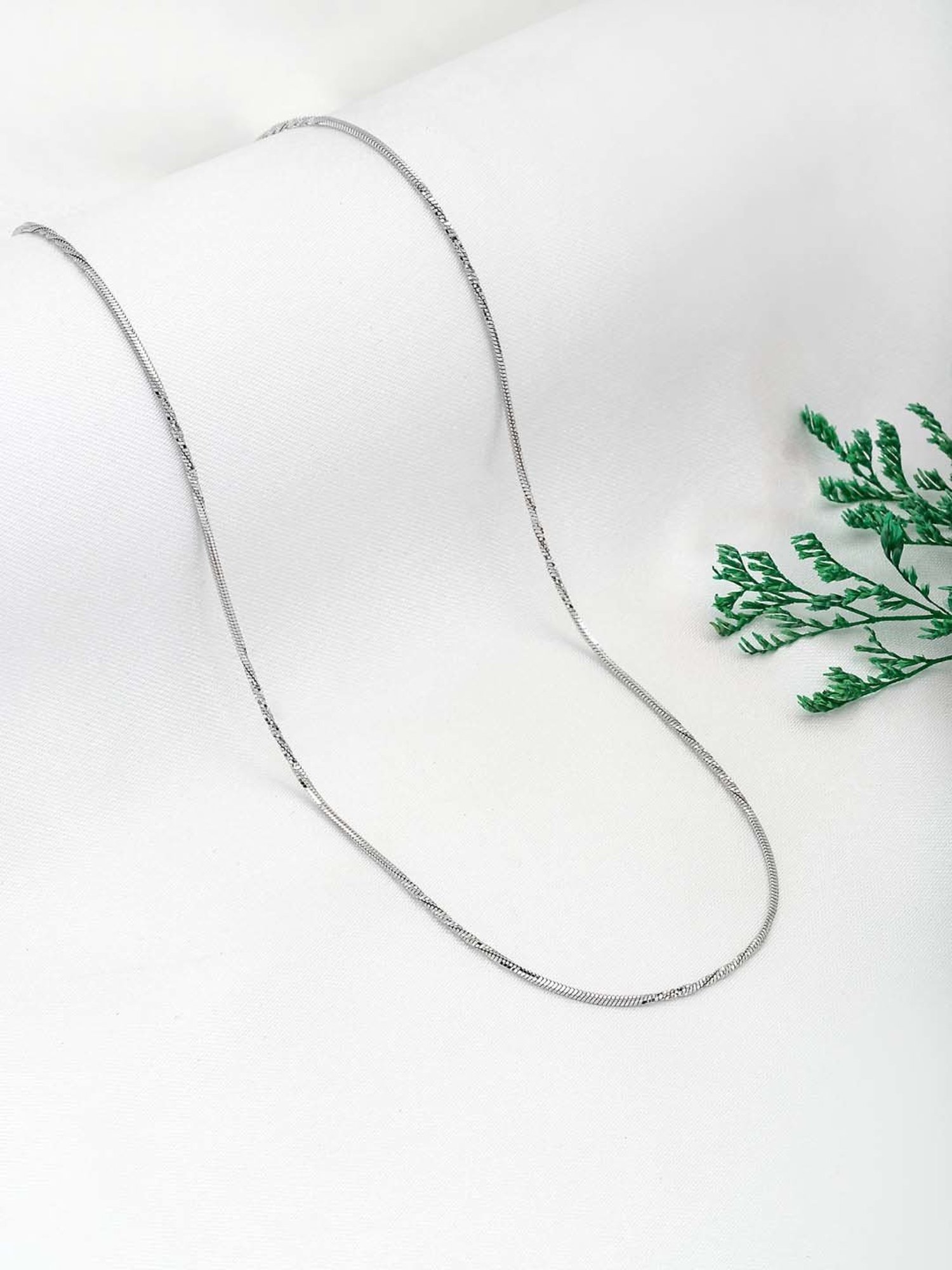 Silberry 92.5 Sterling Silver Chain for Women