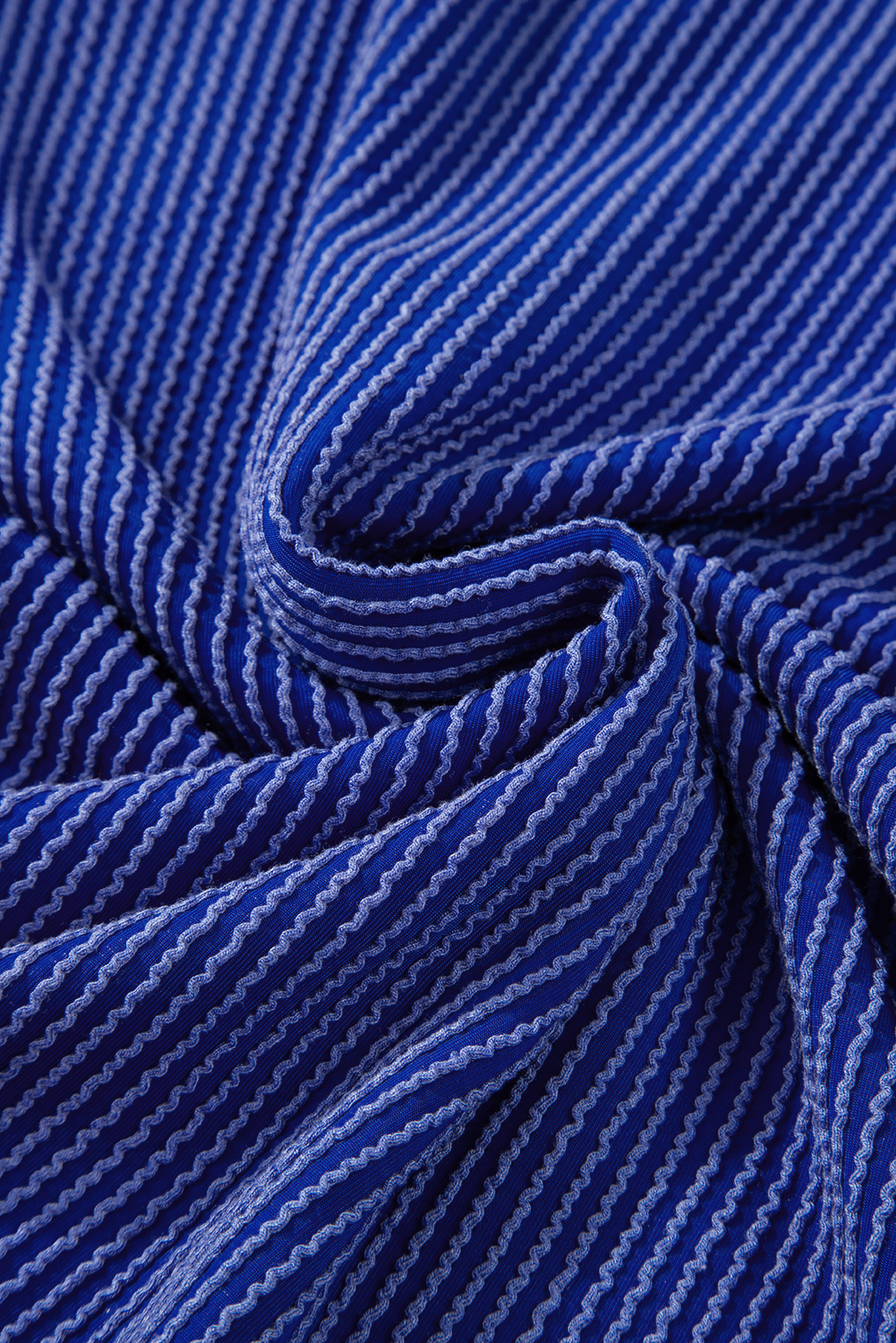 Dark Blue Plus Size Stitching Washed Flare Jeans