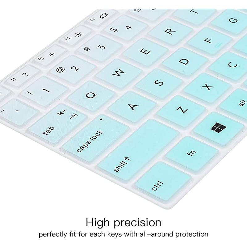 Cover for HP Envy X360 2in1 Series 15MBP012DX 15MBP111DX 15MBQ021DX 2019 2020 HP Pavilion 156 Series Laptop HP Envy 173 17t 17M 17BS 17BW Laptop Cover Skin Ombre Mint