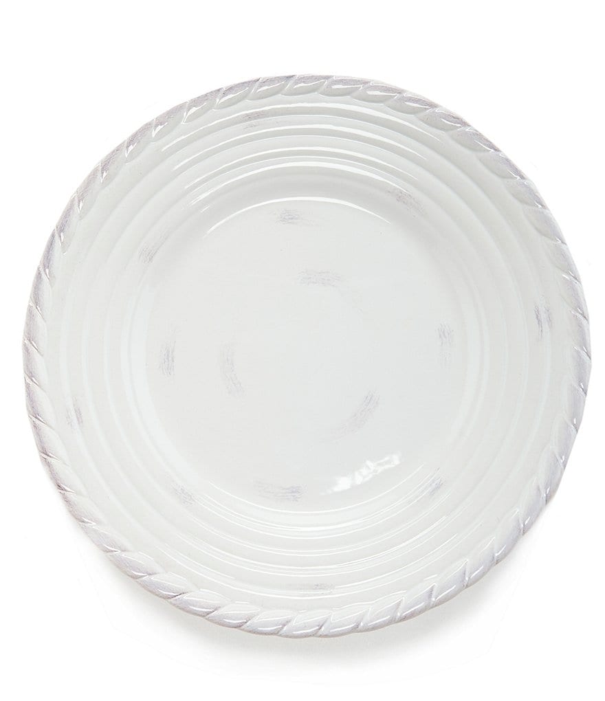 Artimino Tuscan Countryside Rope-Edged Stoneware Salad Plate