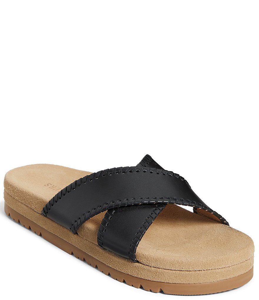 Jack Rogers Lexi Criss-Cross Leather Sandals