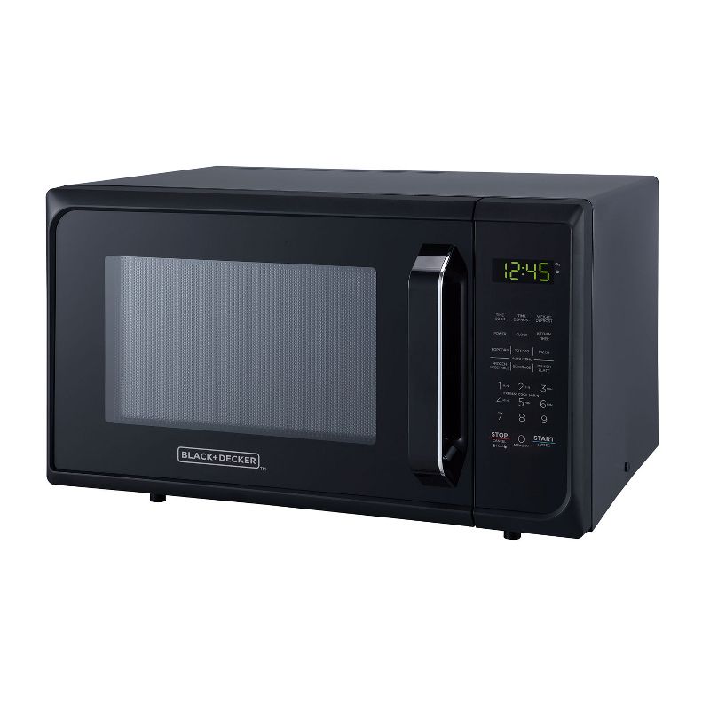 BLACK+DECKER 1.3 cu ft 1000 Watt Microwave Oven Black Stainless Steel