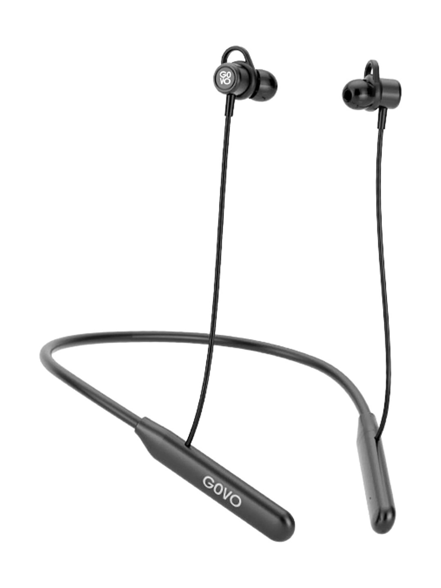 GOVO GoKixx 621 In Ear BT Neckband with ENC Technology & Upto 22 Hrs of Playtime (Black)