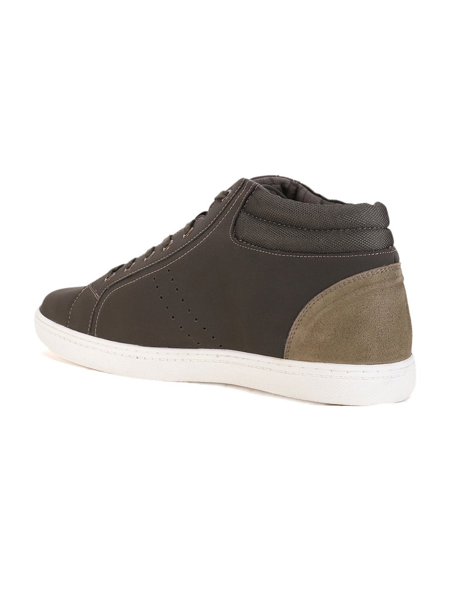 North Star by Bata Men's Olive Casual Sneakers