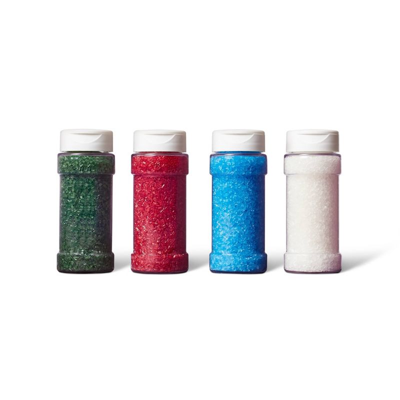 Wilton Gold, Silver and White Sugars - 3oz