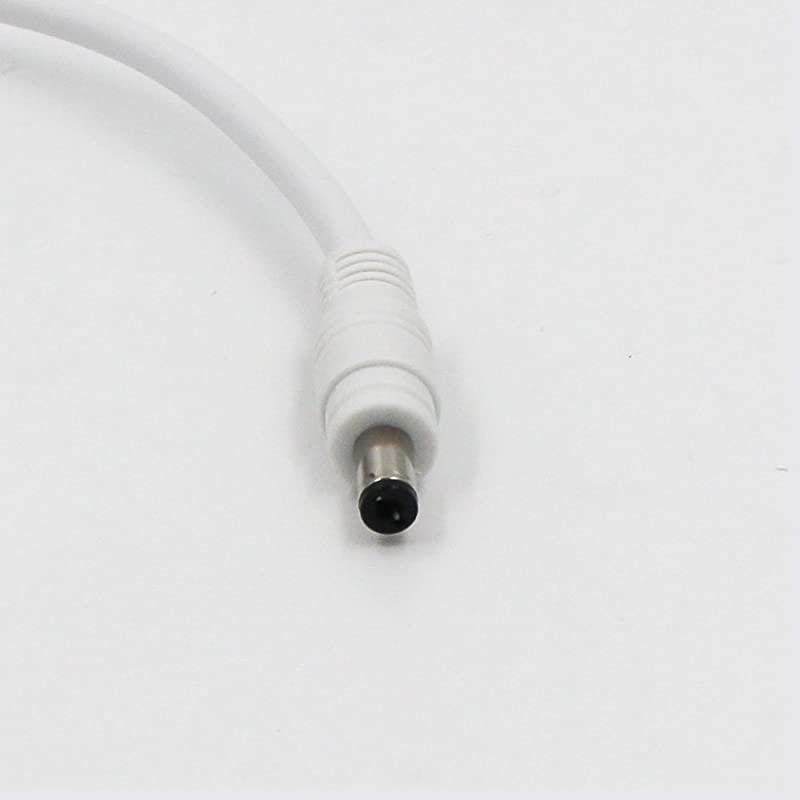20ft 2.1mm x 5.5mm DC Power Plug Extension Cable Male to Female for 12v Security Camera/LED Strip Lights 18AWG Heavy Duty Cord
