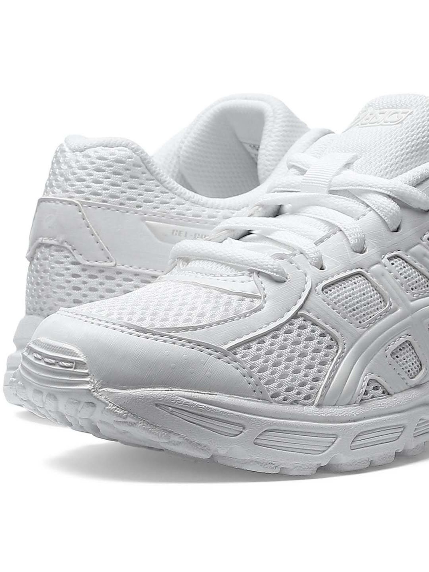 Asics Kids CONTEND 4B + White Lace-Up Shoes