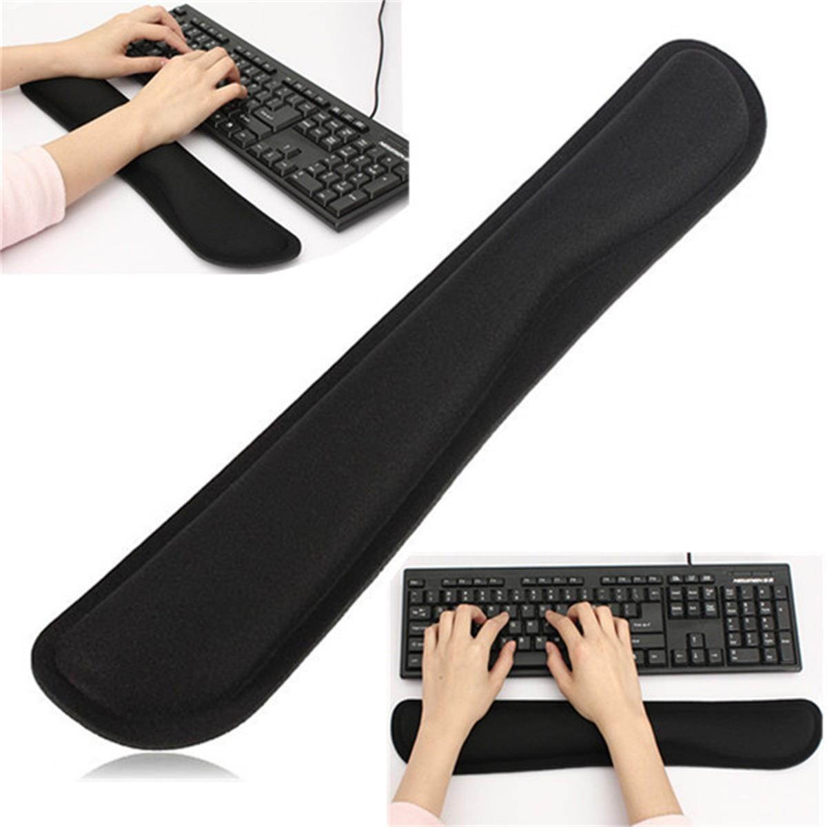 PC Keyboard Hands Rest Gel Wrist Raised Warm Support Cushion Pad Office Gift -