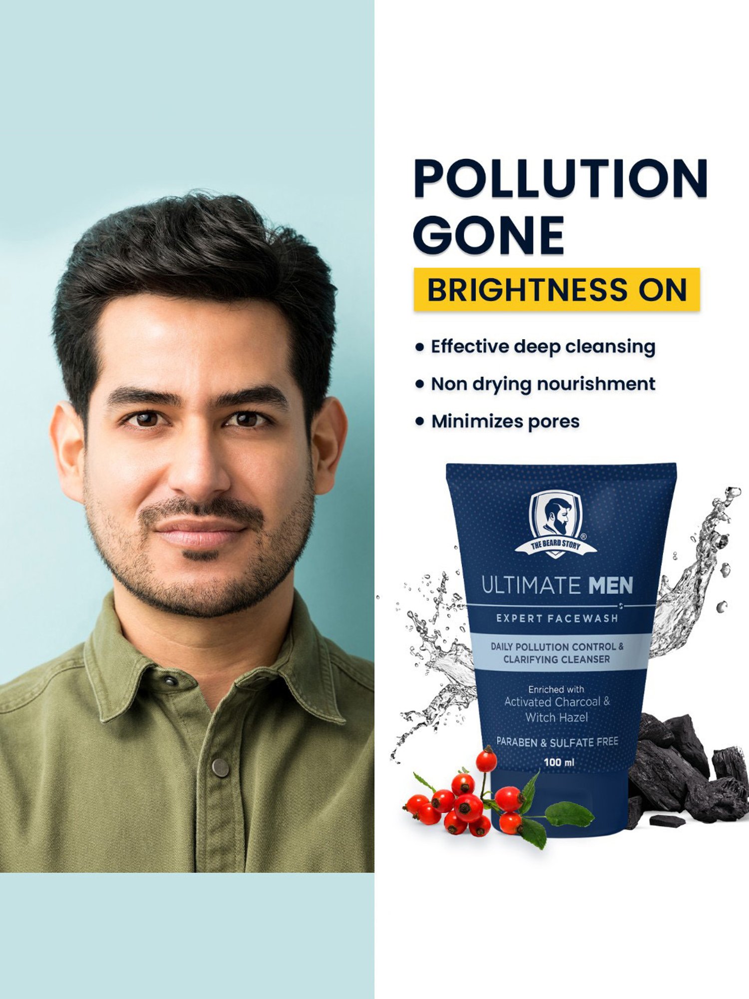 The Beard Story Ultimate Men Expert Face Wash - 100 gm