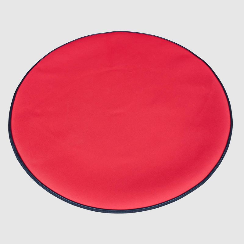 Lakeside 48" Snowy Burlap Christmas Tree Skirt with Doily Cloth