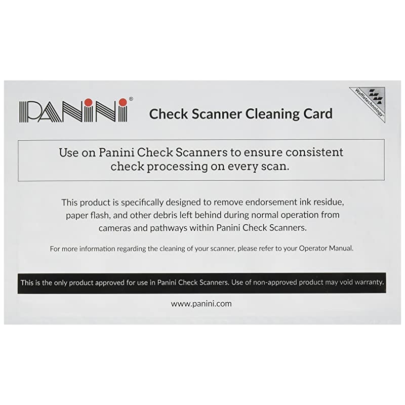 Panini Check Scanner Cleaning Cards featuring  (15 cards)