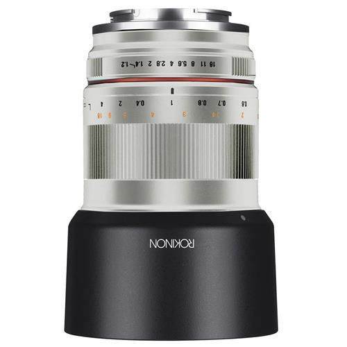 Rokinon 50mm f/1.2 Manual Focus Lens f/Sony E Mount Nex Series Cameras - Silver
