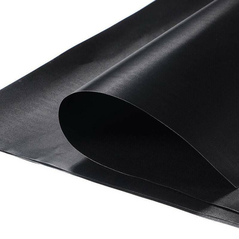 1PCS BBQ Grill Mats Non Stick, BBQ Grill & Baking Mats - Reusable, Easy to Clean Barbecue Grilling Accessories, Black