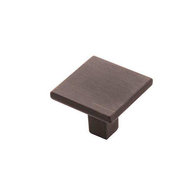 Belwith BWHH075341 VB 1.25 in. Square Vintage Bronze Knob