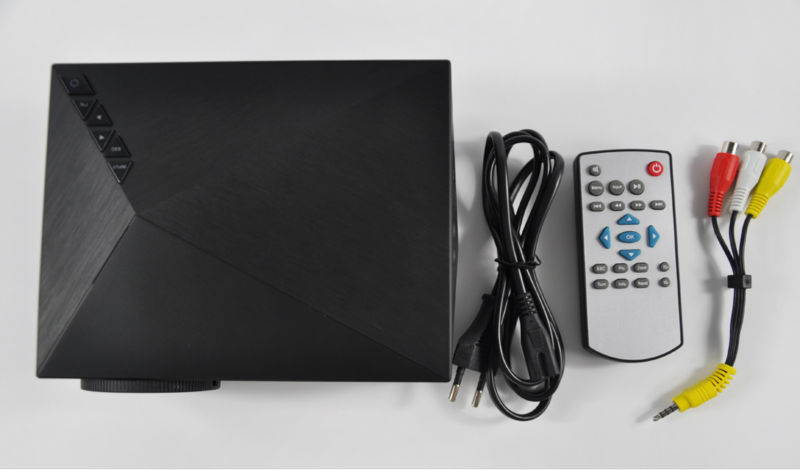 1000LM 3D LED Projectors 1920 x 1080 AV USB2.0 HDMI VGA SD Mini Home Video Projector Screen TV Beamer GM60