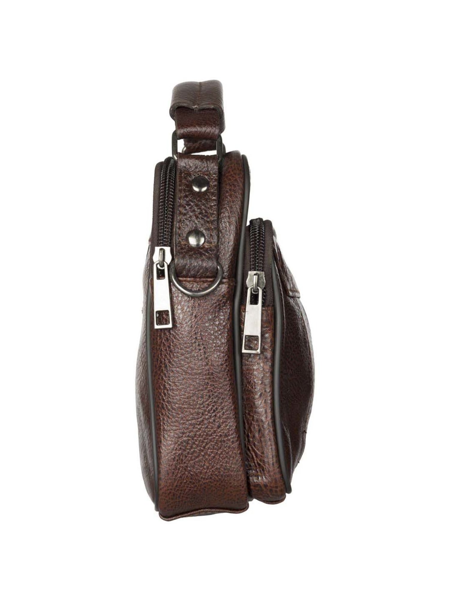 BULCHEE  Brown Textured Small Cross Body Bag
