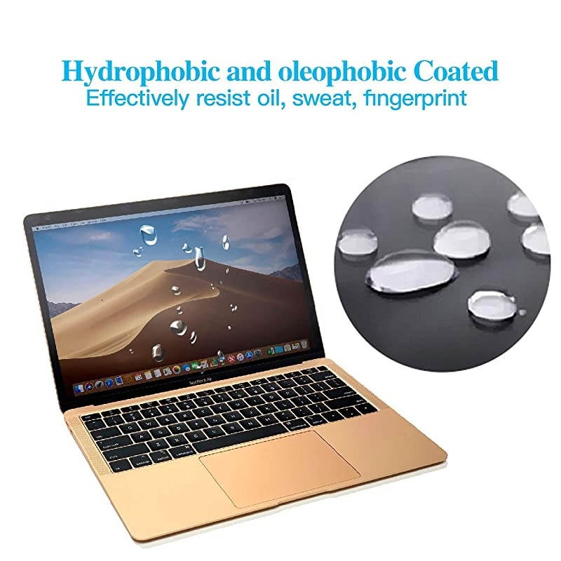 Pack Anti Glare Screen Protector Compatible with 00018 Released MacBook Air 13 with Touch ID Version A193A179 Matte