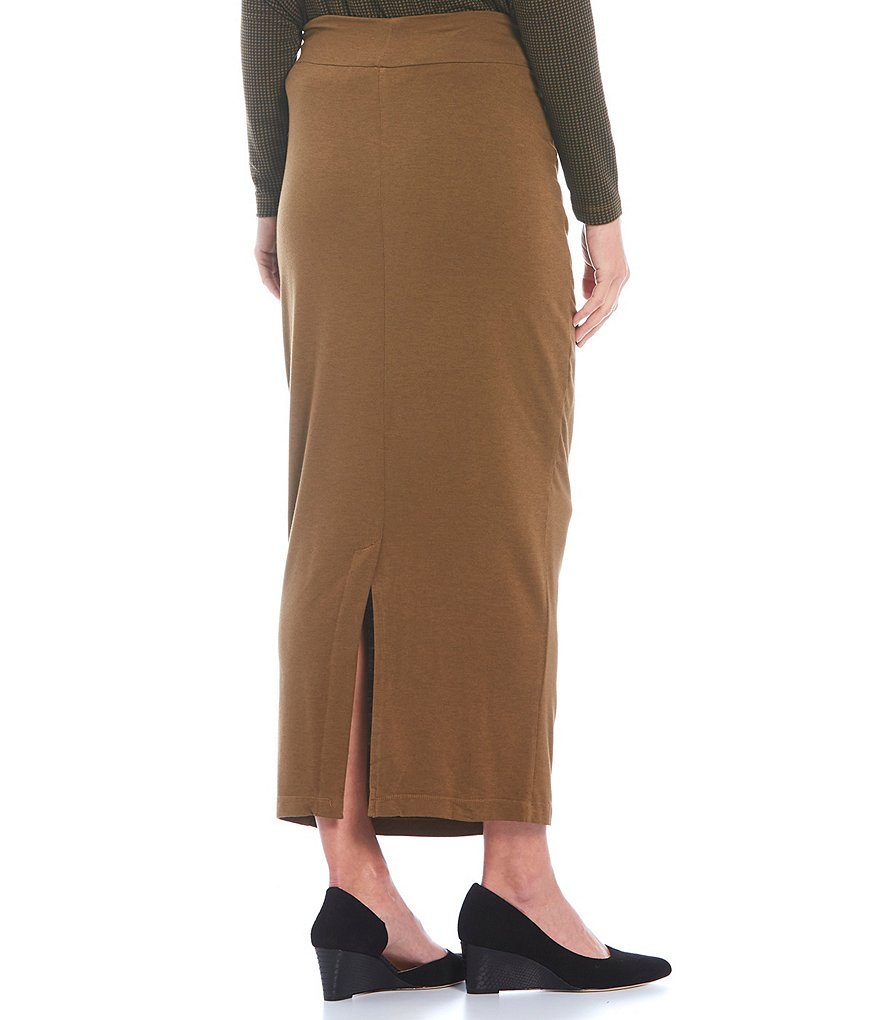 Bryn Walker French Terry Knit Long Pencil Skirt