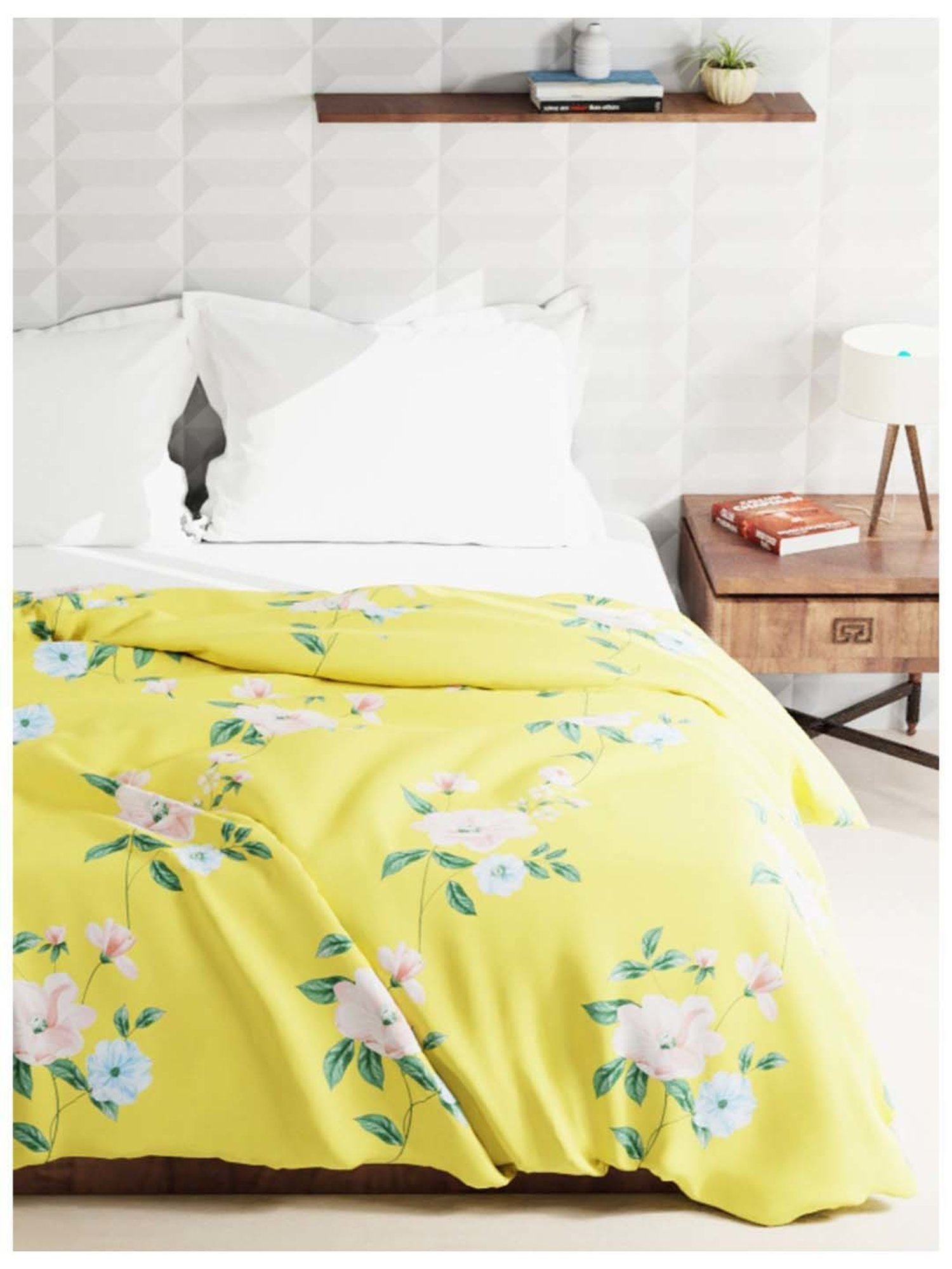 Bianca Rumba-Roll Yellow Fibre 152 TC Double Comforter