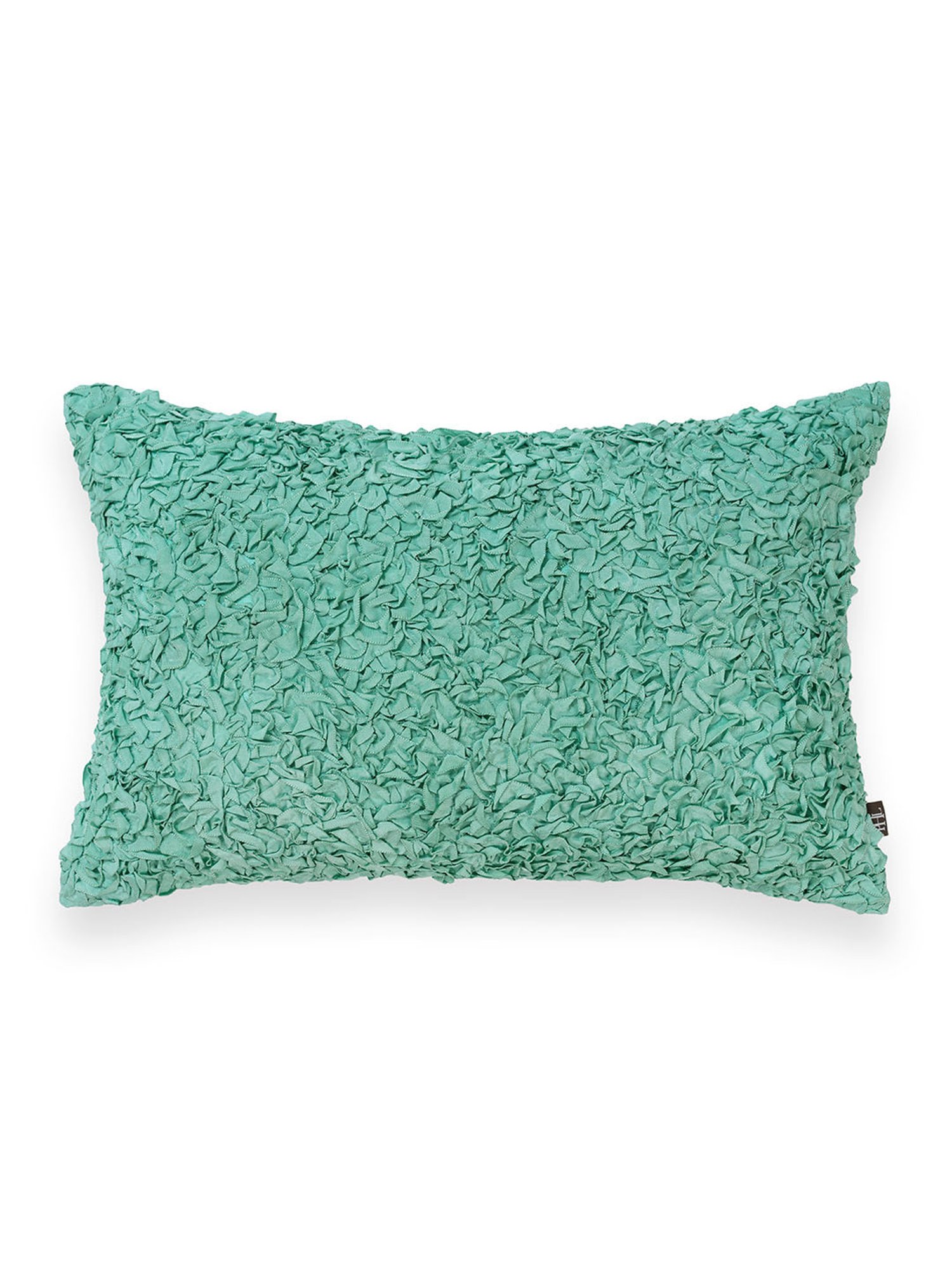 Pure Home and Living Blue Poly Dupion Textured Cushion Cover