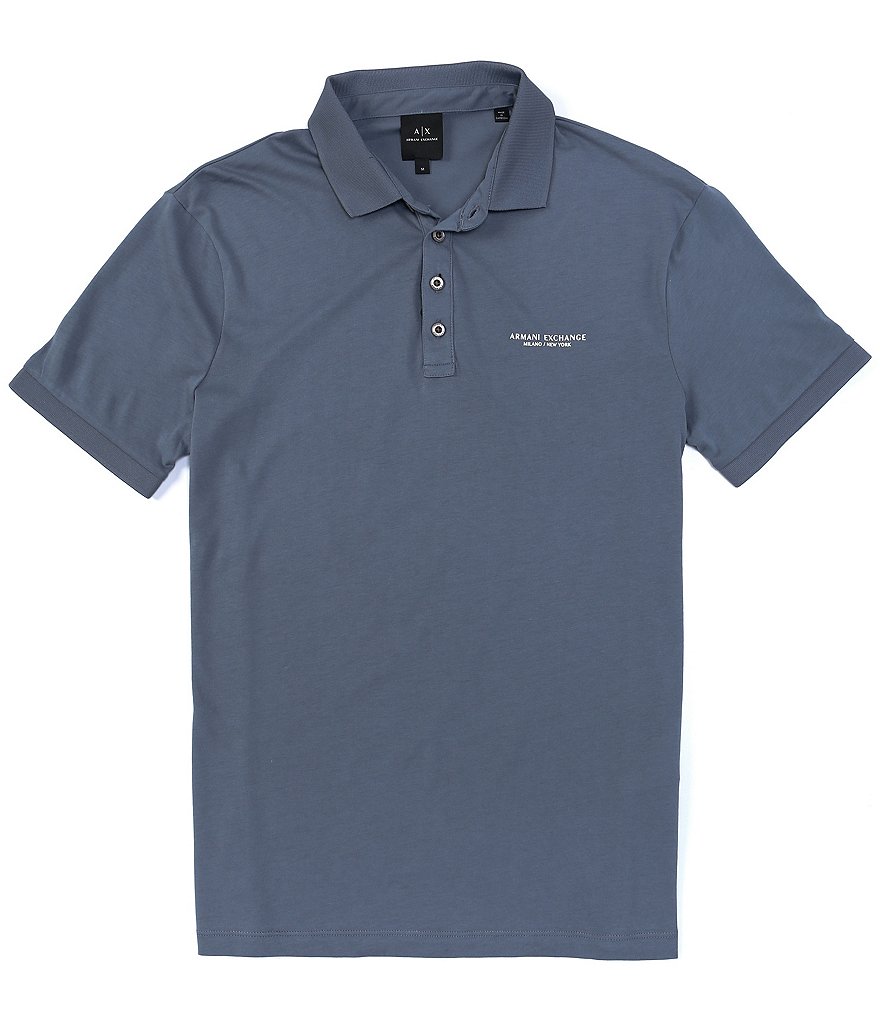 Armani Exchange Core Milan Short-Sleeve Polo Shirt