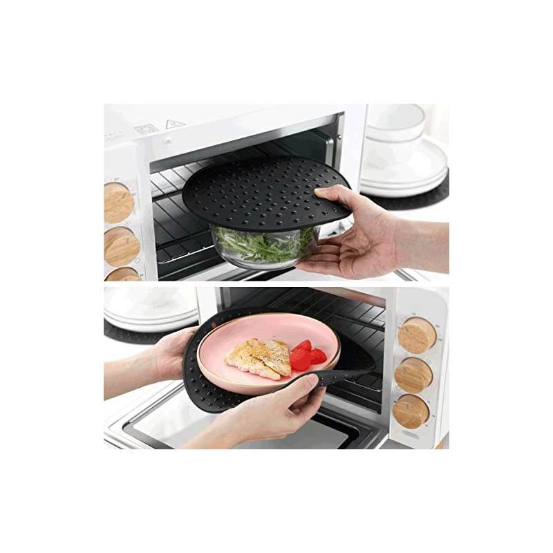 Large, Thick Silicone Trivet Mat Set For Hot Dishes,Pots and Pans, Kitchen Hot Pads for Countertop and Table, Silicone Pot Holders, 2 Large and 2 Regular Sizes S/4 (Teal)