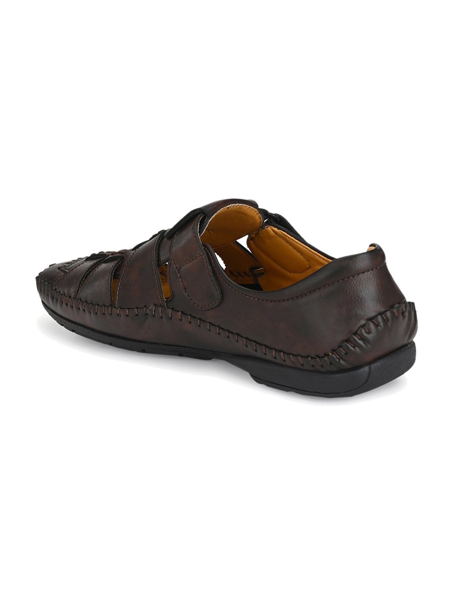 Prolific Dark Brown Fisherman Sandals
