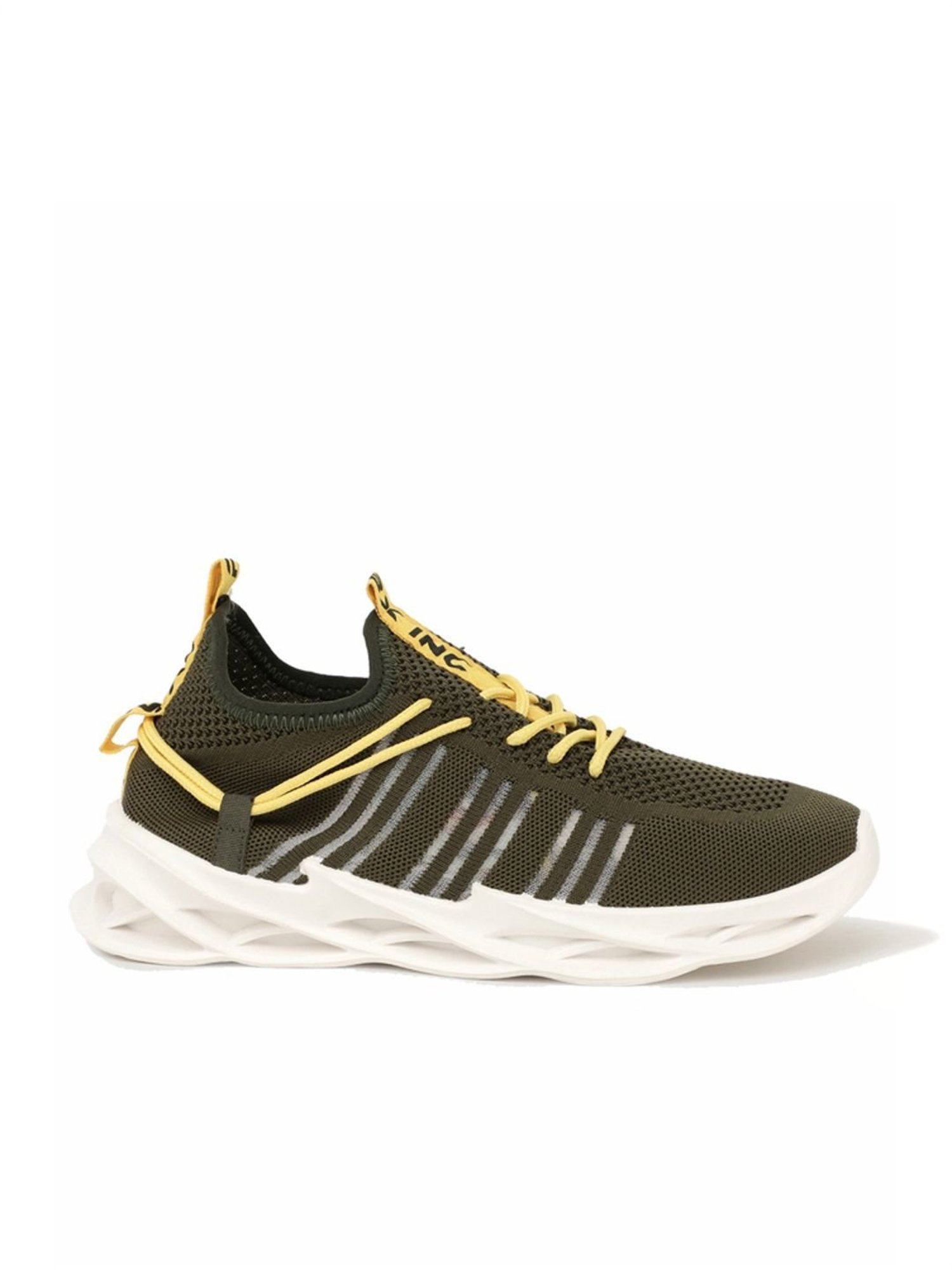 Rapid Box Men's Olive Running Shoes