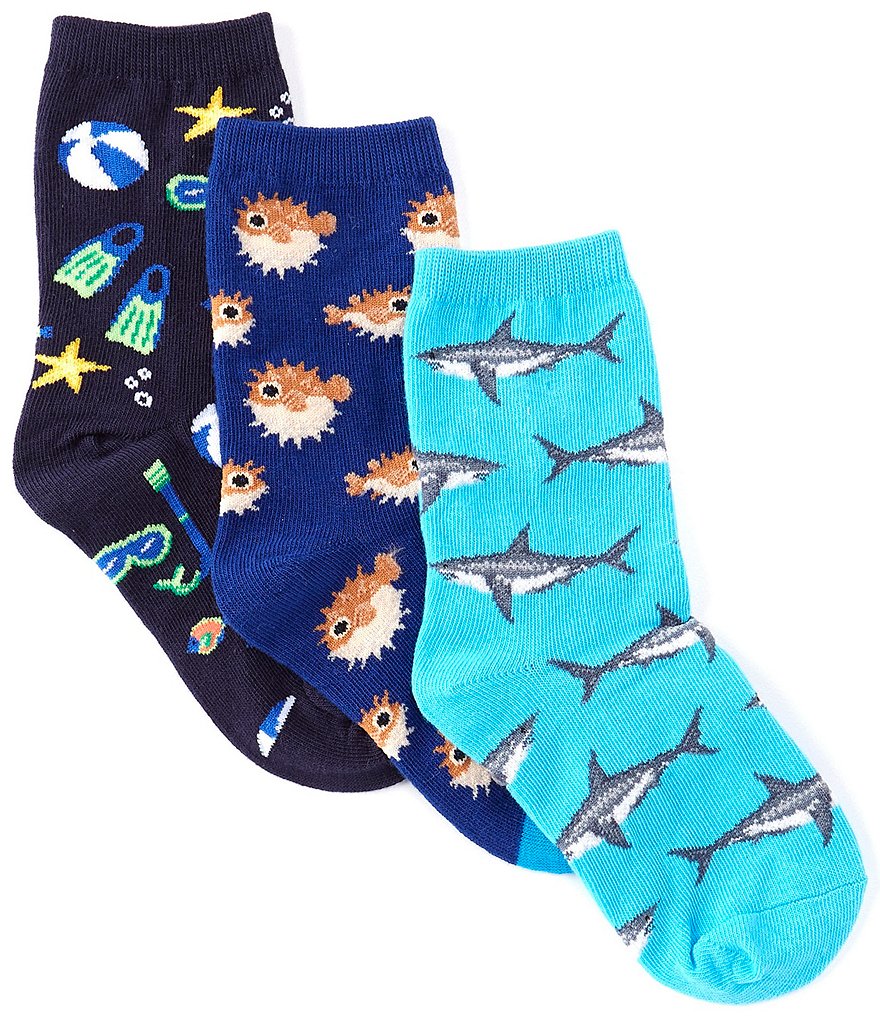 Hot Sox Kids 3-Pack Aquatic Socks