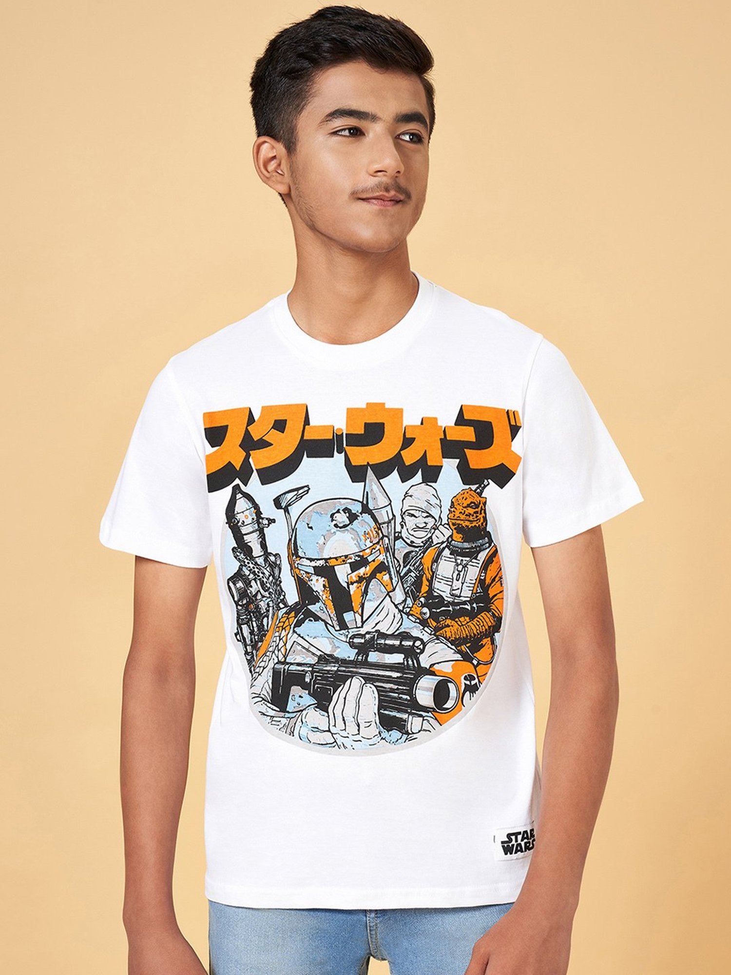 Coolsters by Pantaloons Kids White Printed Full Sleeves T-Shirt